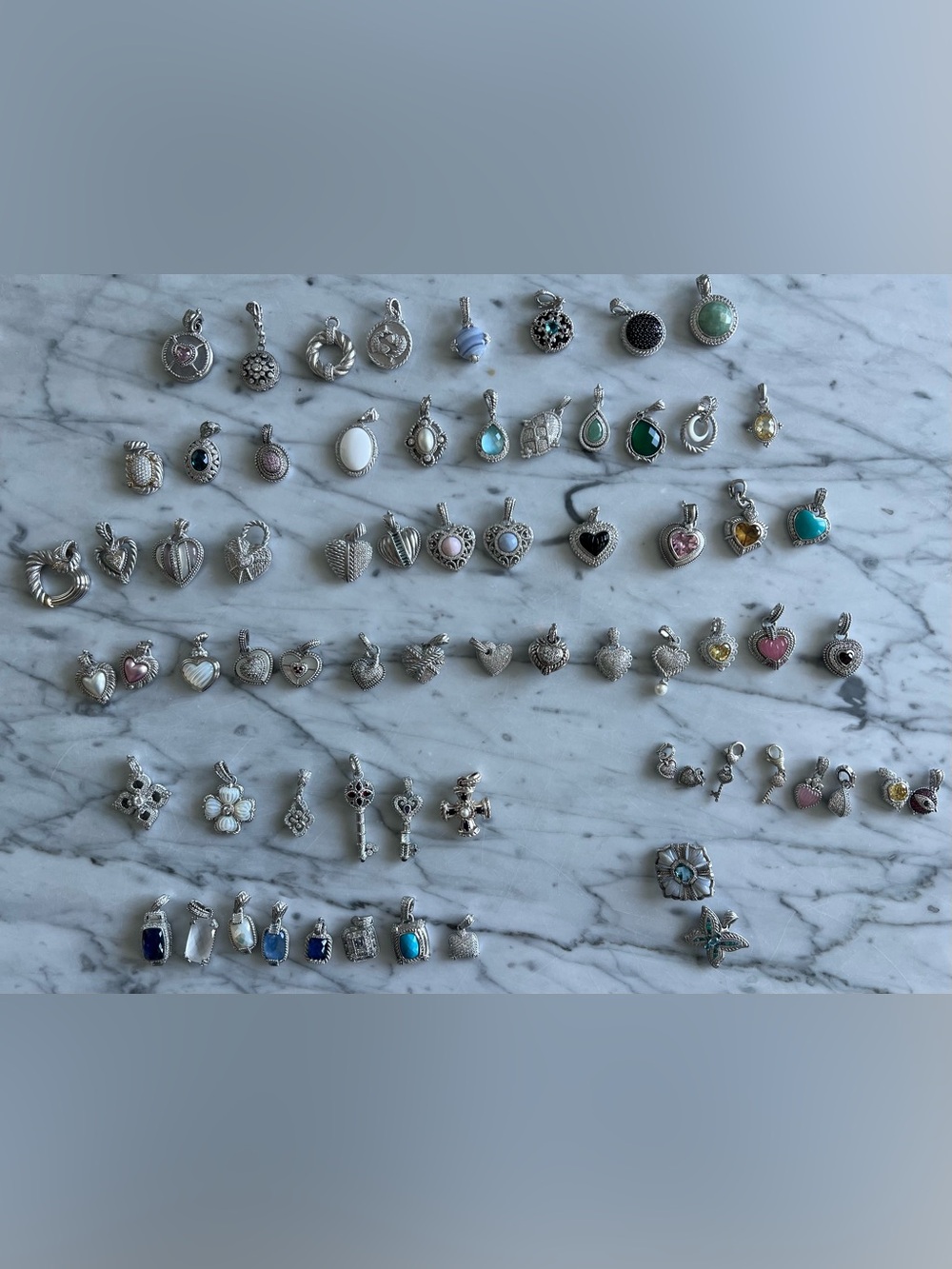 Judith Ripka Enhancers/Pendant/Pins (“Lot” of 69) - Free Shipping!!